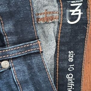 New Directions Dark Blue Cropped Jeans